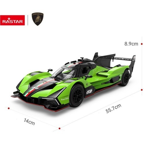 Радиоуправляемая машина 1:14 Lamborghini SC63 зелёная RASTAR