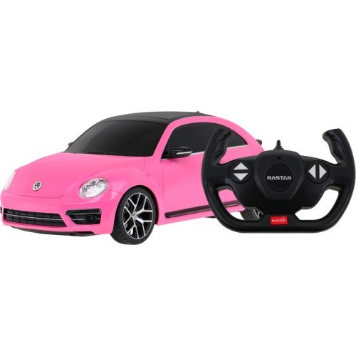 Tālvadības Volkswagen Beetle 1:14 RASTAR, rozā