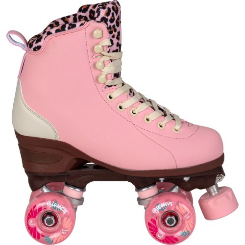 Chaya Miyu Pink Leopard quad roller skates