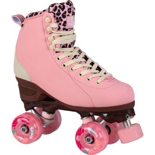 Chaya Miyu Pink Leopard kvadro skrituļslidas