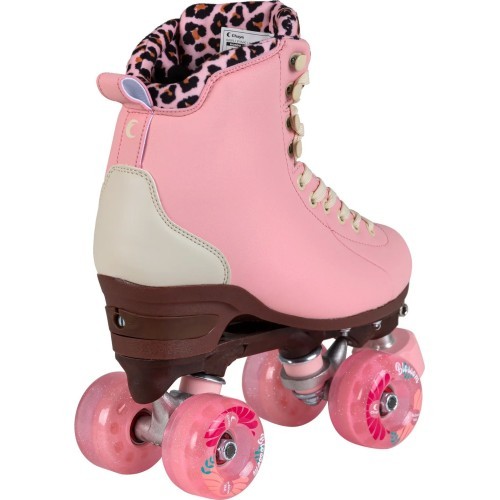 Chaya Miyu Pink Leopard kvadro skrituļslidas