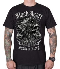 T-krekls Black Heart Huron - Melna
