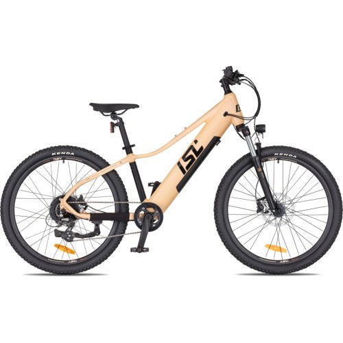 Jauniešu elektriskais velosipēds inSPORTline ISL Atezion 374 Wh 26” – 2026 - Persiku bēša