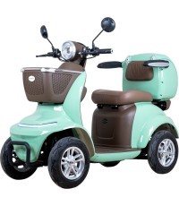 Электрический четырёхколёсный скутер inSPORTline Lubica II - Зелёный