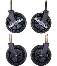 Replacement Wheels for Utility Wagon 12 x 3 cm (4.7 x 1.2 inches) – 4 Pcs.