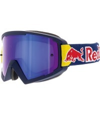 Motokrosa brilles Red Bull Spect Whip, matēti zilas, zili spoguļstikli