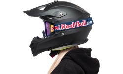 Motokrosa brilles Red Bull Spect Whip, matēti zilas, zili spoguļstikli