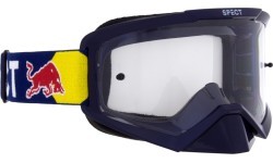 Очки для мотокросса Red Bull Spect Evan, синие, прозрачные линзы
