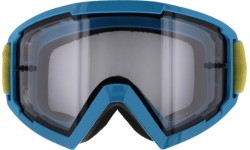 Motokrosa brilles Red Bull Spect Whip, neona zilas, caurspīdīgas lēcas