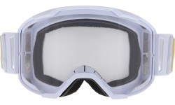 Очки для мотокросса Red Bull Spect Strive Panovision, матовые белые, прозрачные линзы