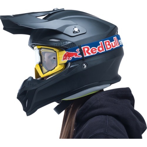 Motokrosa brilles Red Bull Spect Whip, dzeltenas, caurspīdīgi stikli