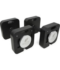 Regulējamu hanteļu komplekts Newton Fitness 2 × 20 kg – 4–20 kg