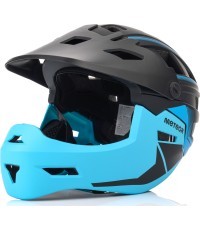 Velo ķivere Meteor Hydra Fullface - Melns / zils