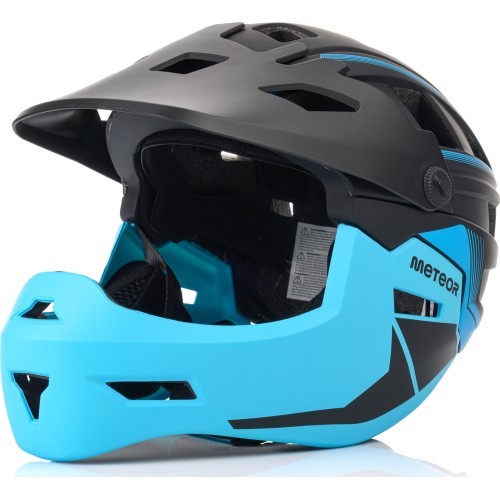 Velo ķivere Meteor Hydra Fullface - Melns / zils