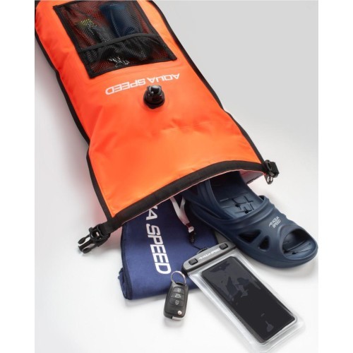 Буй для плавания на открытой воде с карманом, 37 × 72 см