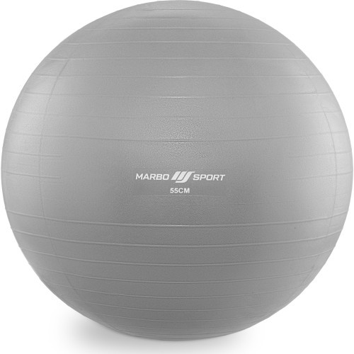 Гимнастический мяч 55 см серый Marbo Sport