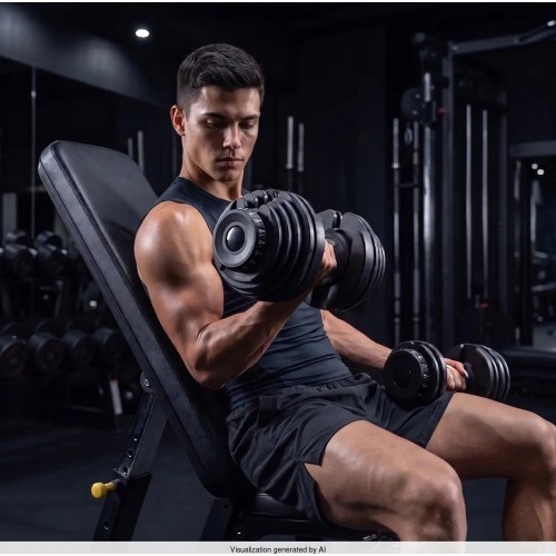 Regulējama hantele 2,5–24 kg UpForm