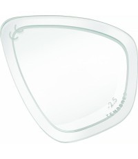 Corrective lens for optic masks -3,0 dipot. left