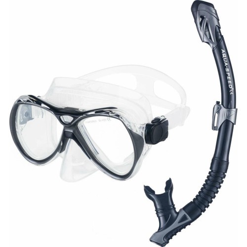 Snorkelēšanas komplekts MANUS + BORNEO col.07 tīkliņa somā