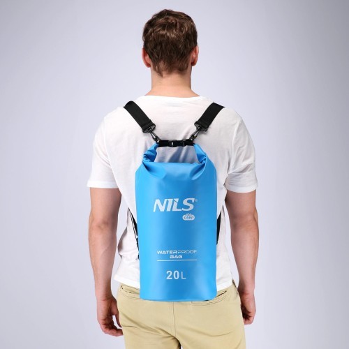 Ūdensizturīga soma Nils Camp NC1703, 20 l, spilgti zila