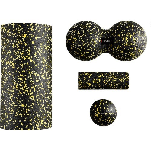 FSBM04 BLACK-YELLOW DOTS MASSAGE SET HMS