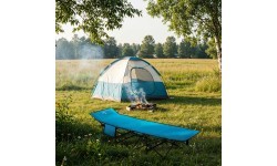 NC2701 CAMP FOLDING BED BLUE 188 CM NILS