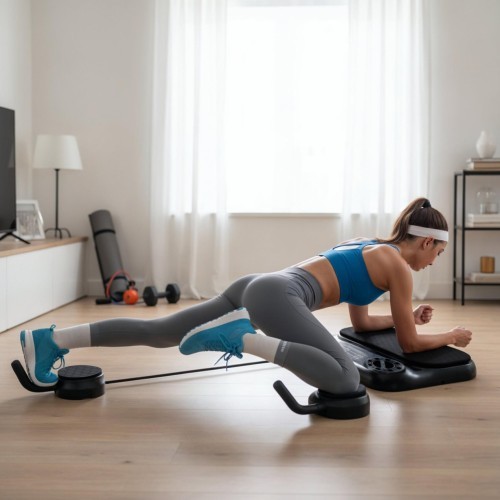 MULTIFUNCTIONAL EXERCISE PLATFORM WITH ROPES DBP01 HMS
