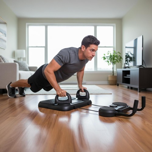 MULTIFUNCTIONAL EXERCISE PLATFORM WITH ROPES DBP01 HMS