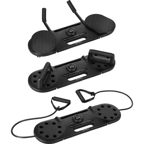 MULTIFUNCTIONAL BOARD FOR ABDOMINAL MUSCLE EXERCISES AND PUSH-UPS WITH ROPES 3-IN-1 DBP02 HMS