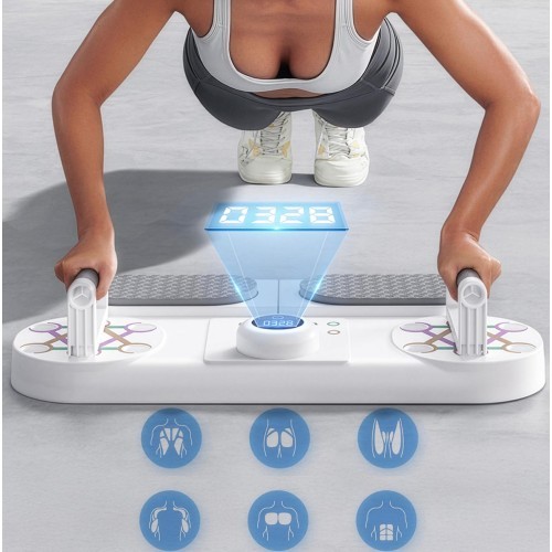 MULTIFUNCTIONAL BOARD FOR ABDOMINAL MUSCLE EXERCISES AND PUSH-UPS WITH COUNTER DBP03 HMS
