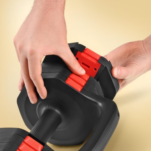 ADJUSTABLE DUMBBELL WITH PUSH-UP BAR AND KETTLEBELL FUNCTION HL05 3in1 HMS