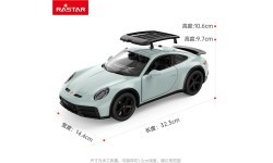 Tālvadības automašīna 1:14 Porsche 911 Dakar Mint RASTAR