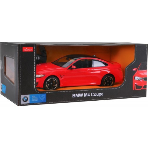 Радиоуправляемая машинка BMW M4 Coupe, красная, 1:14, RASTAR