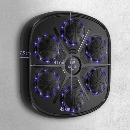 HMS TB03 viedā mūzikas boksa mašīna ar Bluetooth un cimdiem
