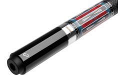 Billiard Cue, Pool, Cuetec Cynergy Nineball Blue Stain LTW, 3/8x14, 12.5mm