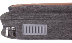 Mīksts biljarda kija somas Classic Challenger, pelēkbrūns, 3/5, 85 cm