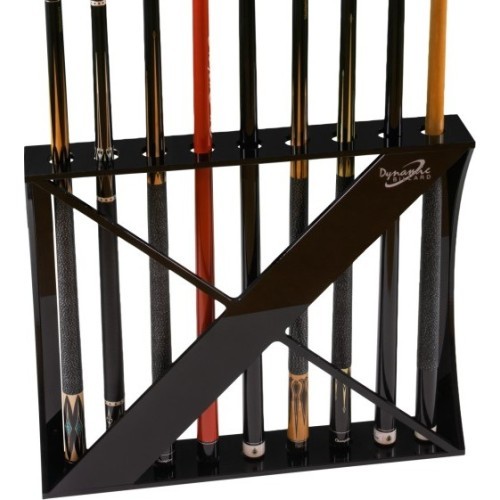 Cue Rack, Dynamic Club II for 9 Cues, acrylic, shiny black
