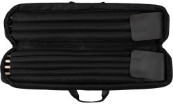Biljarda kijas mīkstais futrālis Classic CueGuard, melns, 3/5, 83 cm