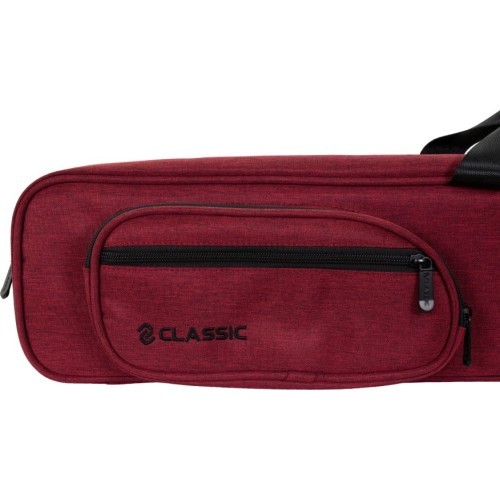 Biljarda kija somiņa CueGuard Classic, bordo, 3/5, 83 cm