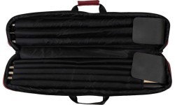 Biljarda kija somiņa CueGuard Classic, bordo, 3/5, 83 cm