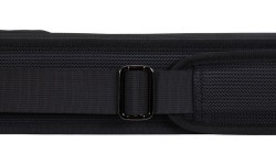 Mīksts biljarda kija somiņa, klasiskās svītras, melnbalta, 1/1, 83 cm