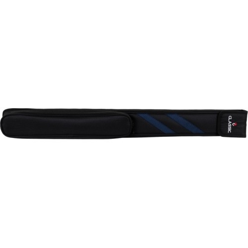 Mīksts biljarda ķiju somas apvalks, Classic Stripes, melni zils, 1/1, 83 cm