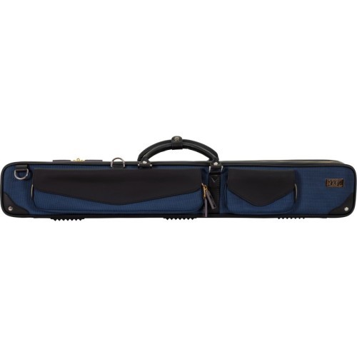 Ciets futrālis biljarda kijai Classic N&A, melns-zils, 2x4, 85 cm
