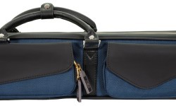 Ciets futrālis biljarda kijai Classic N&A, melns-zils, 2x4, 85 cm