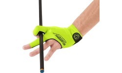 Бильярдная перчатка Predator Second Skin, 3-палая, неоново-зелёная, на левую руку, L&XL