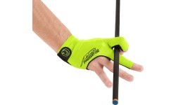 Billiard Glove, Predator Second Skin, 3-Finger, neon-green, to wear on right hand, S&M