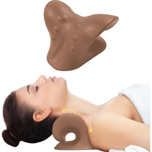 Массажёр для шеи и плеч inSPORTline Muneal - Mocha mousse