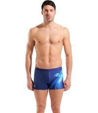Vīriešu peldšorti Jellyfish Swim Short, tumši zili ar rakstu - 750