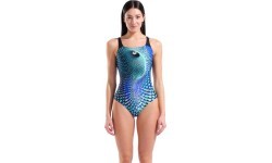 Sieviešu peldkostīms Peacock Swim Pro Back, zaļš/melns, 36 - 555