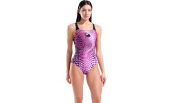 W Peacock Swim Pro Back Multi Pink-Black 36 - 550